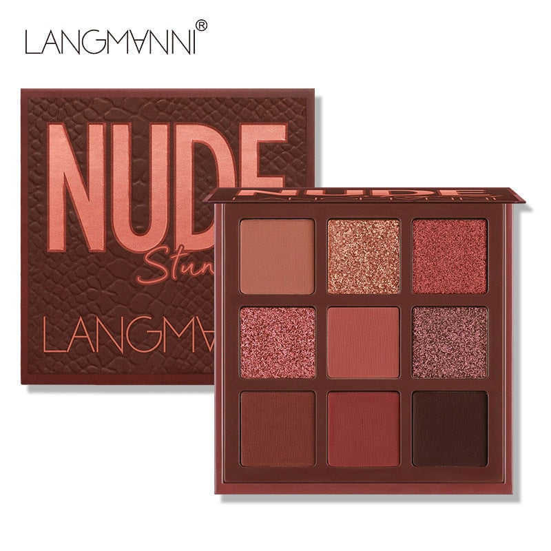 Paleta de Sombras 9 Cores - Langmanni